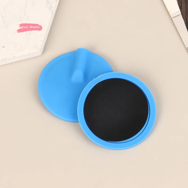 바디 토닝 및 마사지 기계용 근육 자극기 전극 패드 1쌍 원형 통증 완화 교체 패드