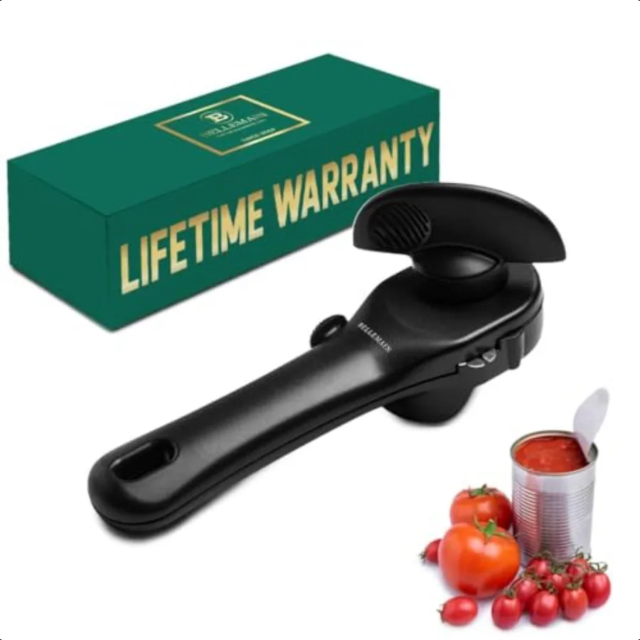 

Stainl Steel Can Opener Manual Can Opener For seniors Ergonomic Smooth edge Can Opener Hand Held Heavy Duty Easy to use can ope