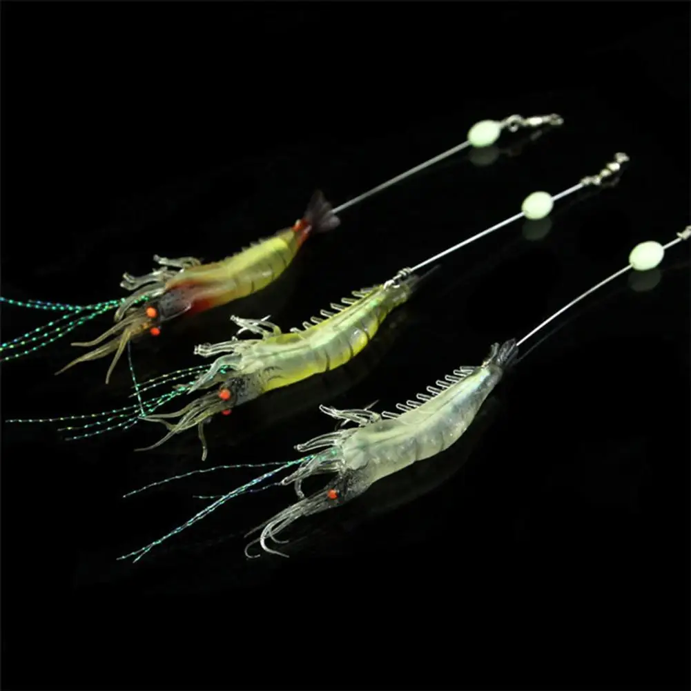 

Freshwater Fishing Lure Fishing Shrimp Lure Realistic Soft Shrimp Fishing Lure with Sharp Hook Bionic Artificial for Freshwater