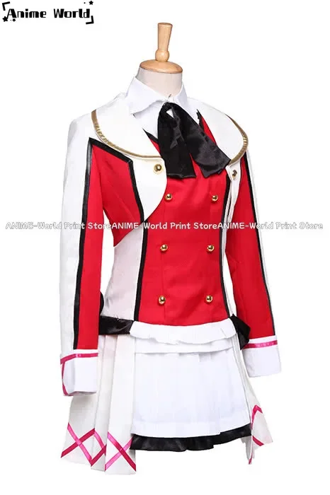 《Custom Size》Love Live! Rin Hoshizora Red Cosplay Costume