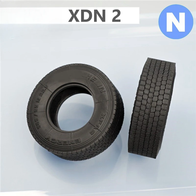 Rubber N2 Stripes Tire for 1/14 Tamiya RC Truck Car Scania 770S BENZ 3363 VOLVO FH16 MAN Diy Parts Toys