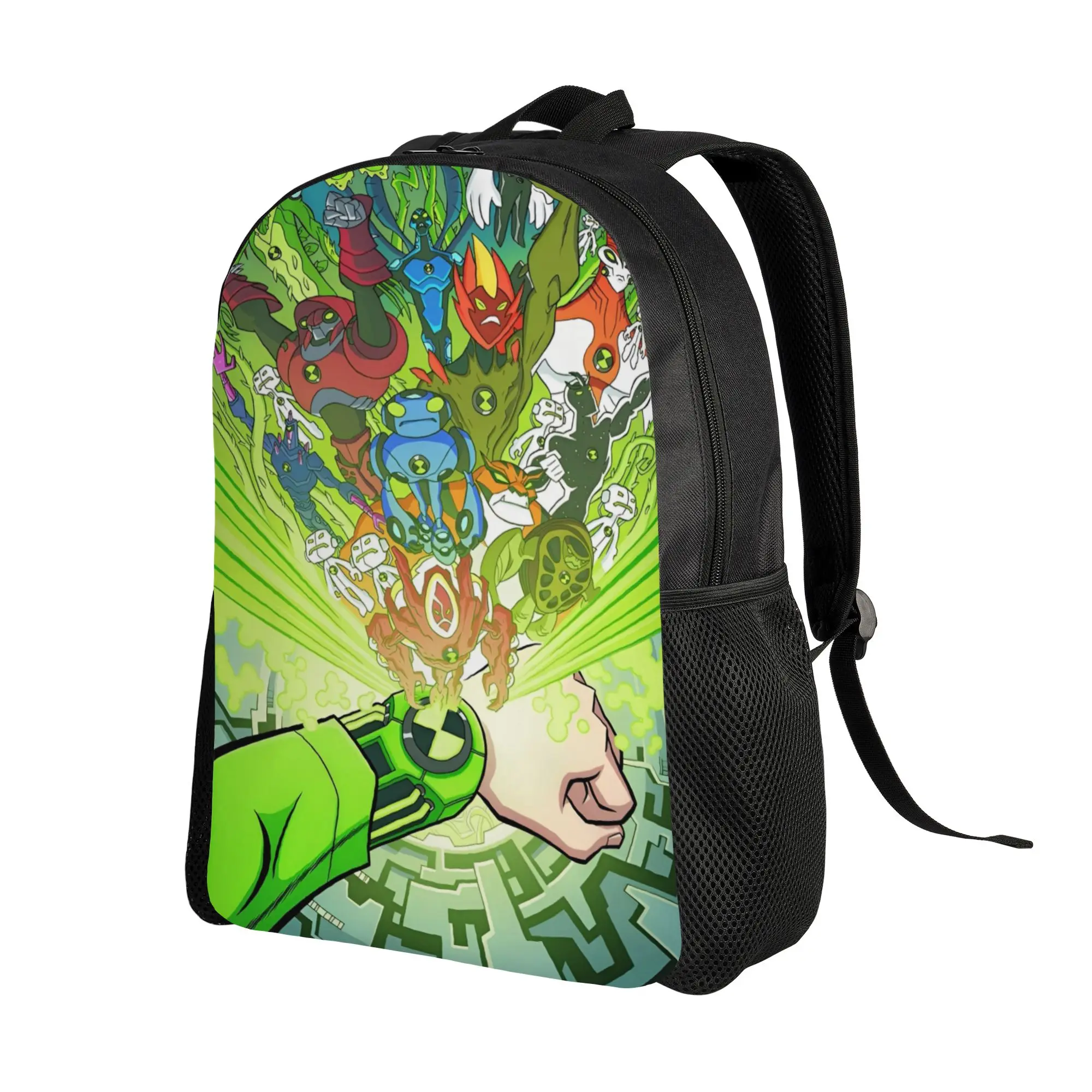 Ben 10 Omnitrix Unleashed Backpack  Style Backpacks Student Travel Lightweight High School Bags Colorful Rucksack