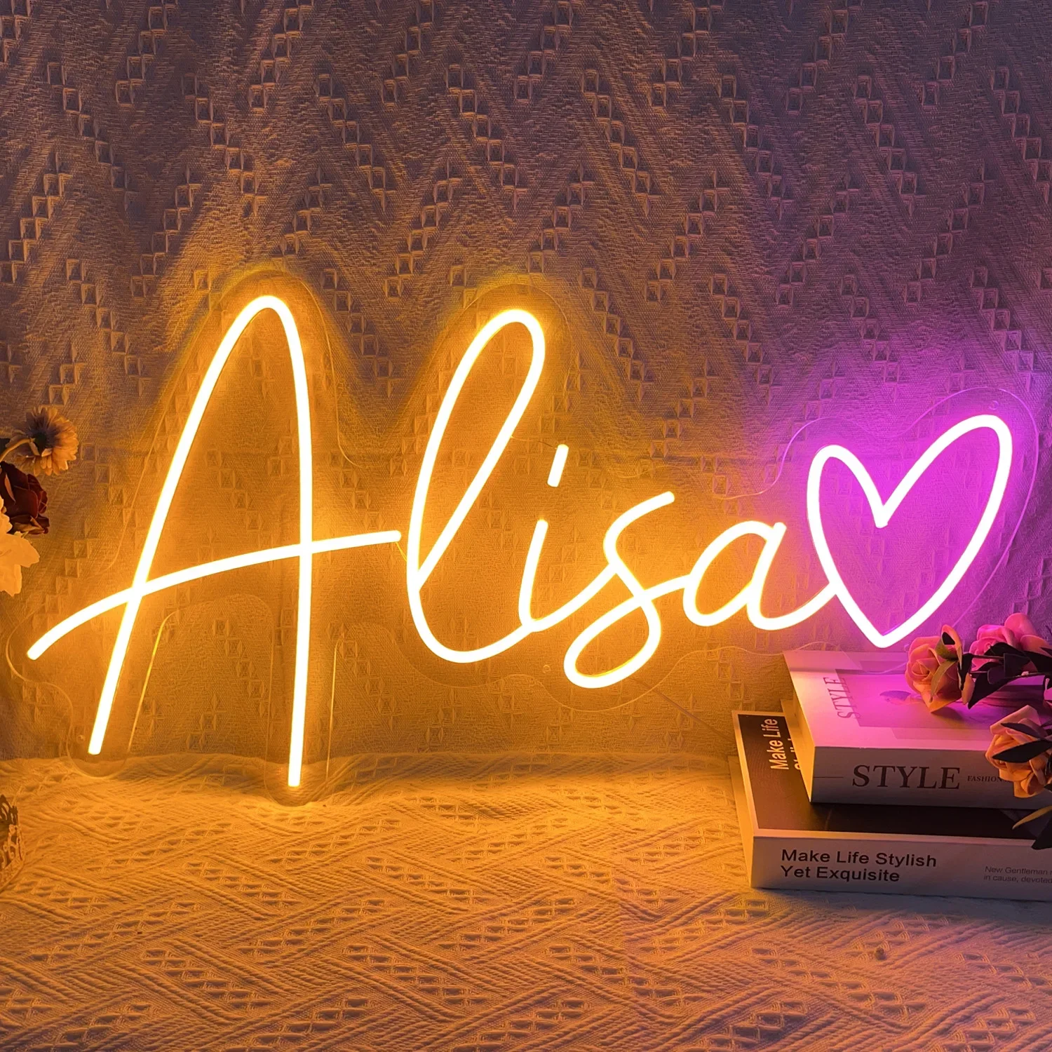 

Custom Name Neon Sign Baby Birthday Party Gift Kid Room Home Wall Decor Led Name Sign Dorm Room Decor Personalized Gifts for Her