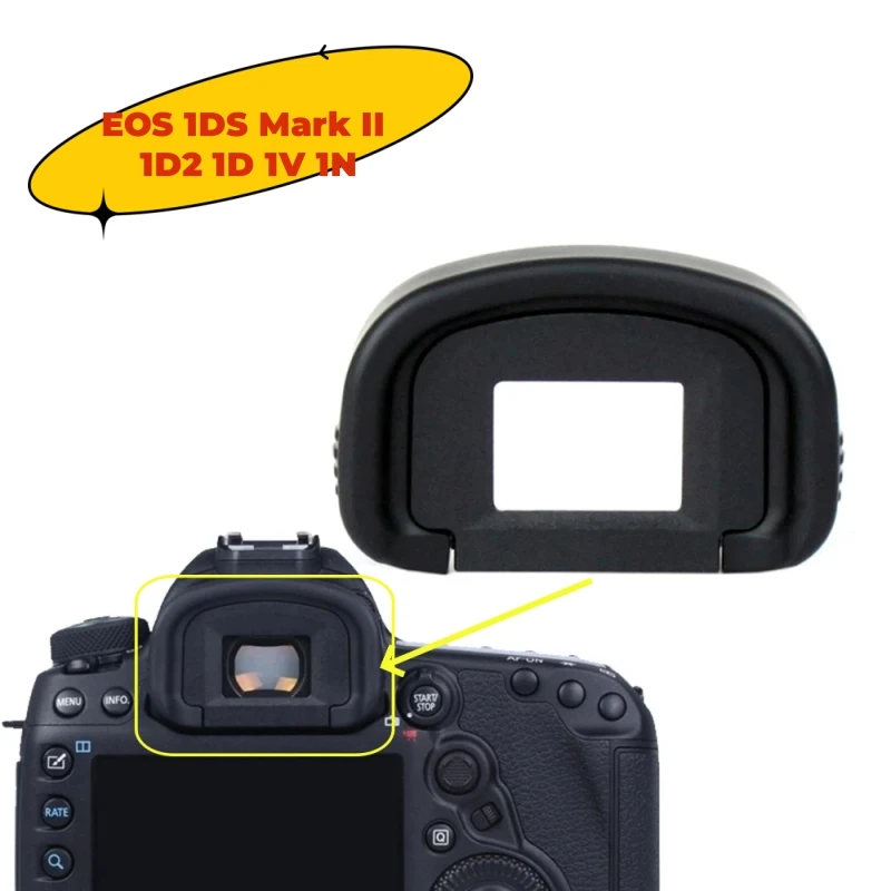 New For Canon EOS 1DS Mark II 1D2 1D 1V 1N Viewfinder Eye Mask EC-II Eyepiece Cmera Repair Parts