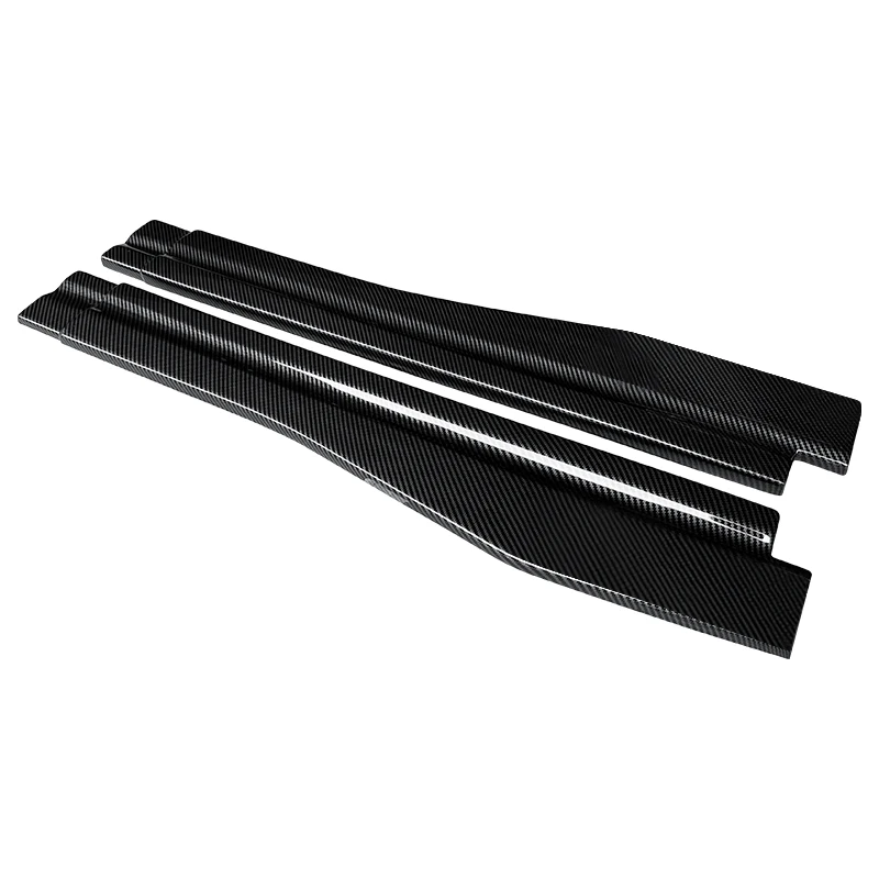 Car Styling Scratch Protector Gloss Black Bumper Extensions Apron Side Skirts For Mercedes Benz E-Class E200 260 300 2017-2023