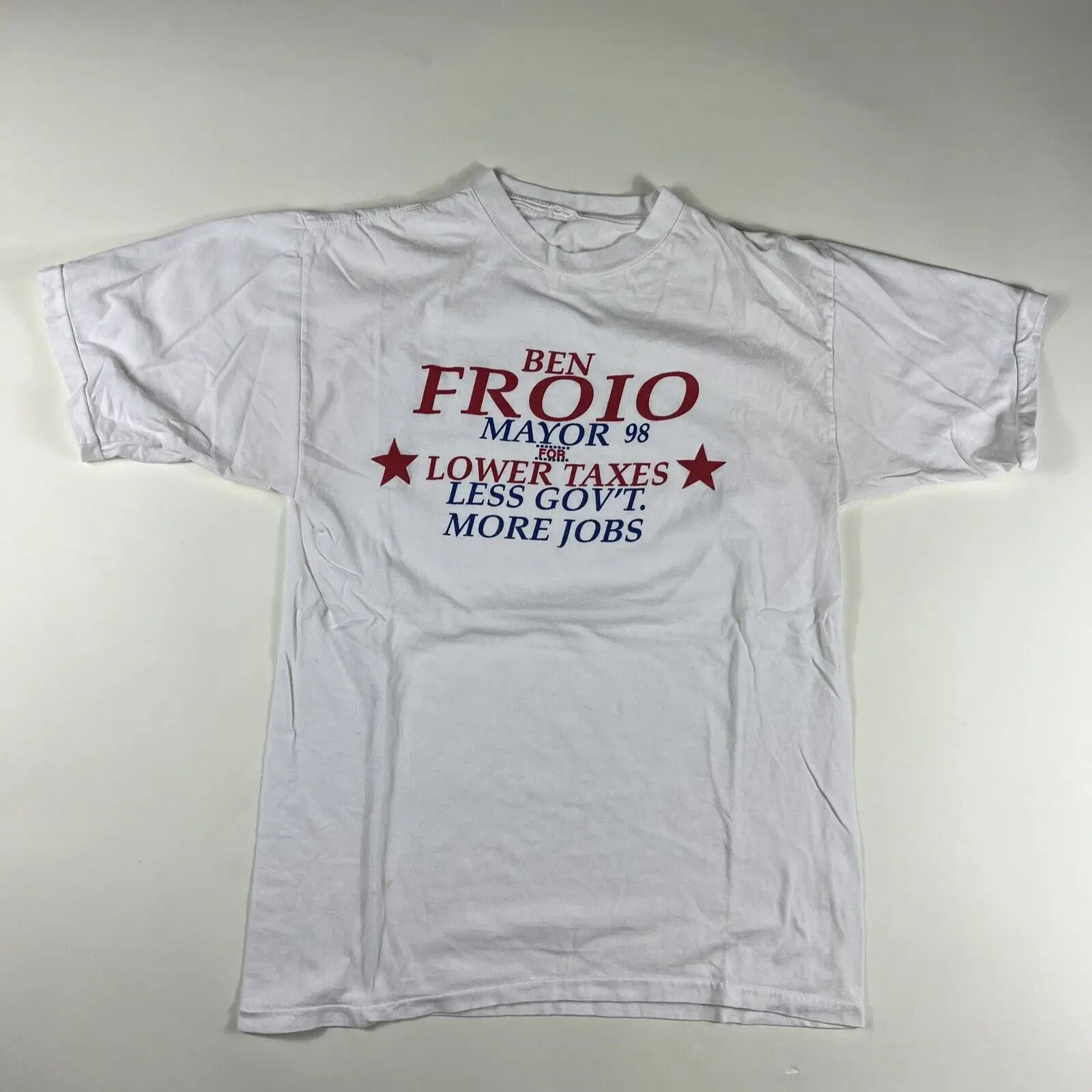 Vintage Ben Froio T Shirt M Mayor 1998