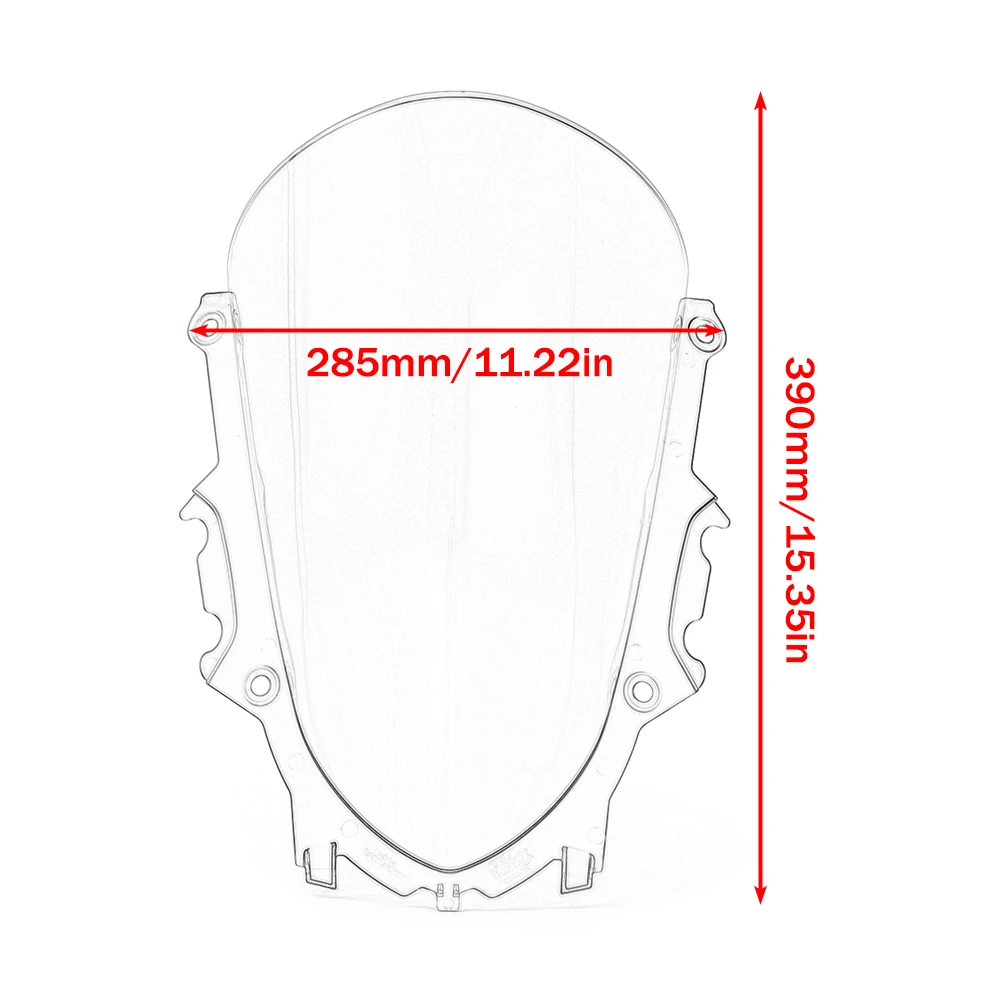 لياماها YZF-R3 YZF-R25 YZF R3 R25 الزجاج الأمامي الرياح منحرف دراجة نارية 2019 2020 2021 2022 2023 2024 2025