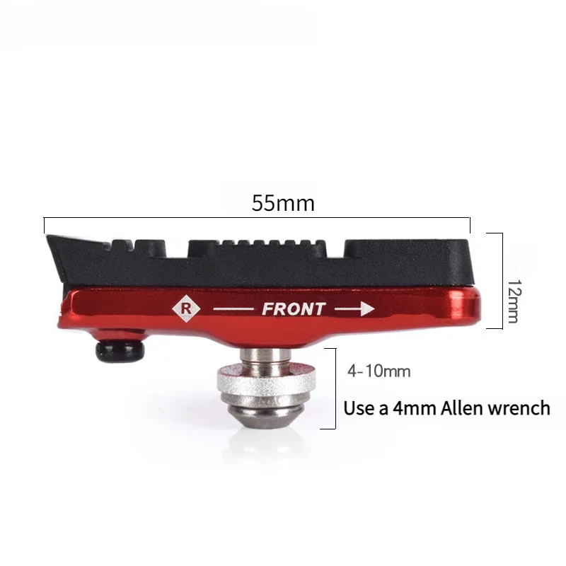 1pair Bike Brake Pads Aluminum Ultra Light Brake Shoes Road Bicycle Caliper Brake Rubber Block for Carbon Wheels Low Wear