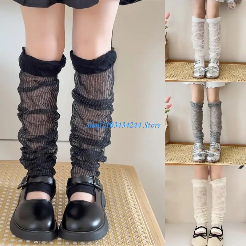 الربيع رقيقة الساق حالة تنفس كومة الجوارب العجل الجوارب الباليه نمط جورب غطاء بلون الذراع كم #3