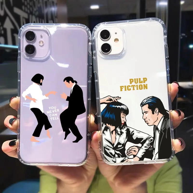 

Phone Case for iPhone 15 14 13 12 11 Pro Max Mini X XR XS SE 7 8 Plus Cover Greatest Movie Ever Made Pulp Fiction Funda Coque