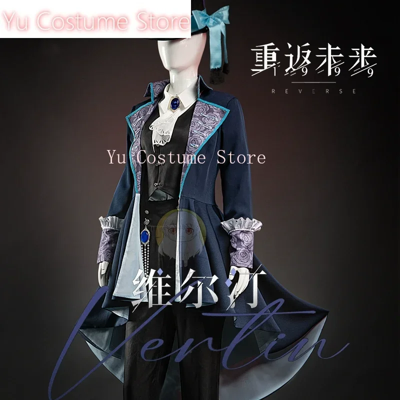 

Yu Cos Ladies Vertin Cosplay Costume Cos Game Anime Party Uniform Hallowen Play Role Clothes Clothing New Full