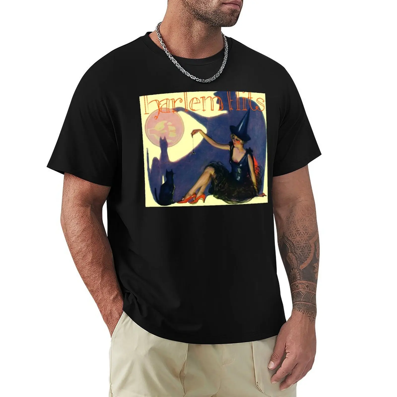 Harlem Flits Sexy Witch T-Shirt Casual Everyday Wear T-Shirt