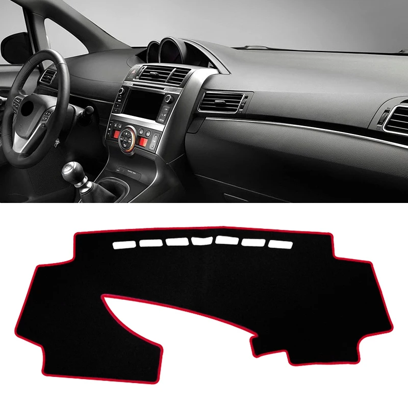 Car Dashboard Cover Avoid Light Anti-UV Carpets Non-Slip Mats For Toyota Verso AR20 2009-2011 2012 2013 2014 2015 2016 2017 2018