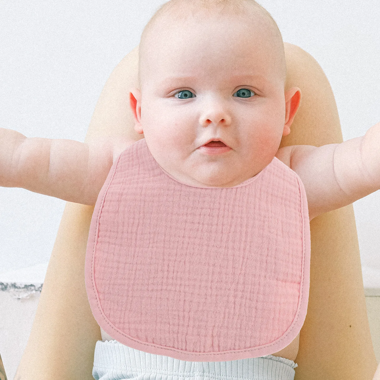 

3Pcs Baby Drooling Bibs Cotton Soft Absorbent Infant Feeding Bib Toddler Saliva Towel Baby Saliva Towel Drooling Bibs