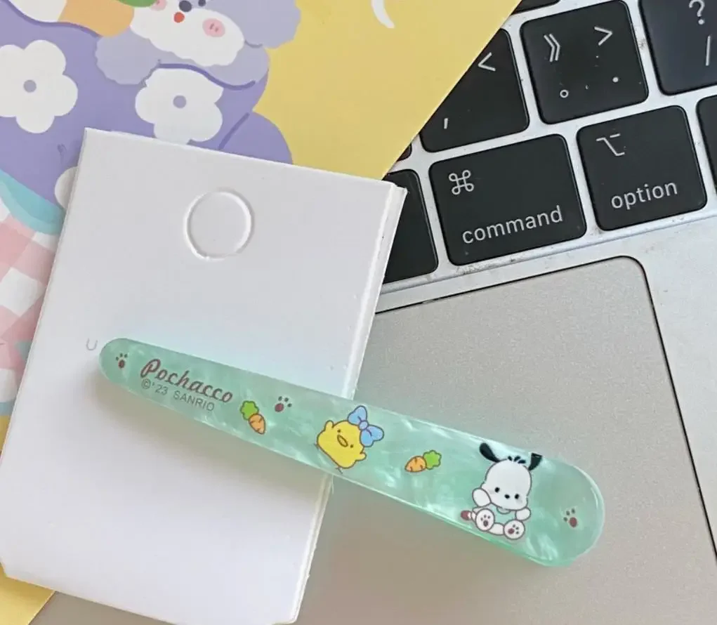 Sanrio KT Cat Hair Clip Cartoon Figure My Melody Hello Kitty Y2K Kawaii Headdress Barrette Bang Clip Bow Hairpins Birthday Gifts
