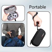 RLSOCO Carrying Case for 8Bitdo SN30 Pro/M30 Bluetooth Controller and GENKI x 8BitDo PocketPro Portable Wireless Game Controller