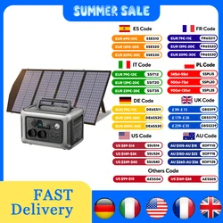 ALLPOWERS R600 Portable Powerstation with Solarpanel (Optional),299Wh 600W LiFePO4 Battery for Home Backup Outdoors Camping RV