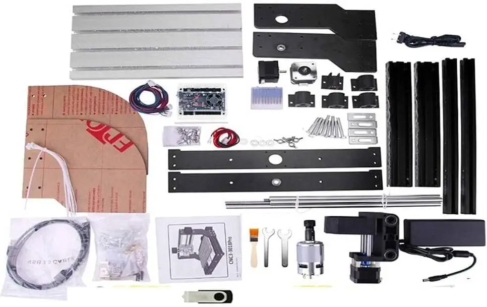 CNC 3018 Pro Max 3 Axis Desktop DIY Mini Wood Router Kit Engraver Woodworking PCB PVC Milling Engraving Carving Machine