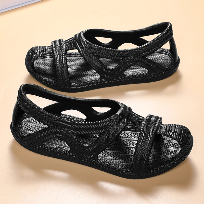 

Summer Men's Sandals Simple Casual Mans EVA Slippers Trendy All-match Sandal for Men Non-slip Outdoor Beach Slide Popular Model