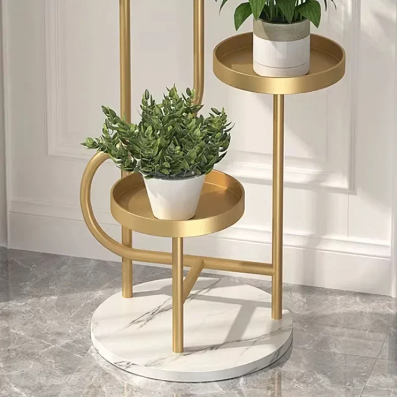 متعدد الطبقات زهور معدنية نبات الجرف عرض داخلي شرفة رفوف النباتات المنظم تخزين الرف Estaneria Plantas الأثاث #4