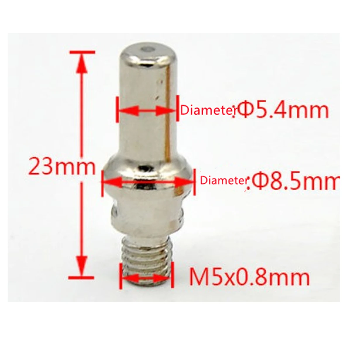 Imagem -05 - Jogo das Pontas do Elétrodo para a Tocha do Plasma Bocal 1.0 mm 1.1 mm Elétrodo 52582 Pt60 Pt40 Ipt40 51313p1.0 Wsp061001 40 Peças
