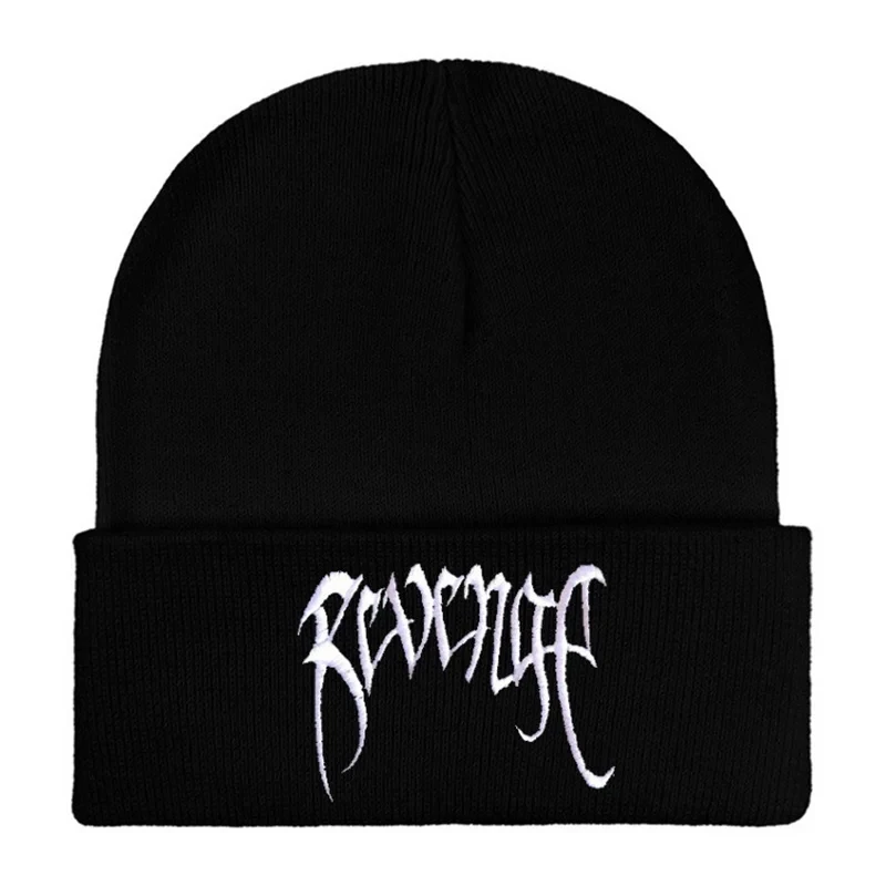 Autumn Winter Embroidery Knitted hat Casual Outdoor Windproof Warm Beanie Knit Cold Caps for Men Women