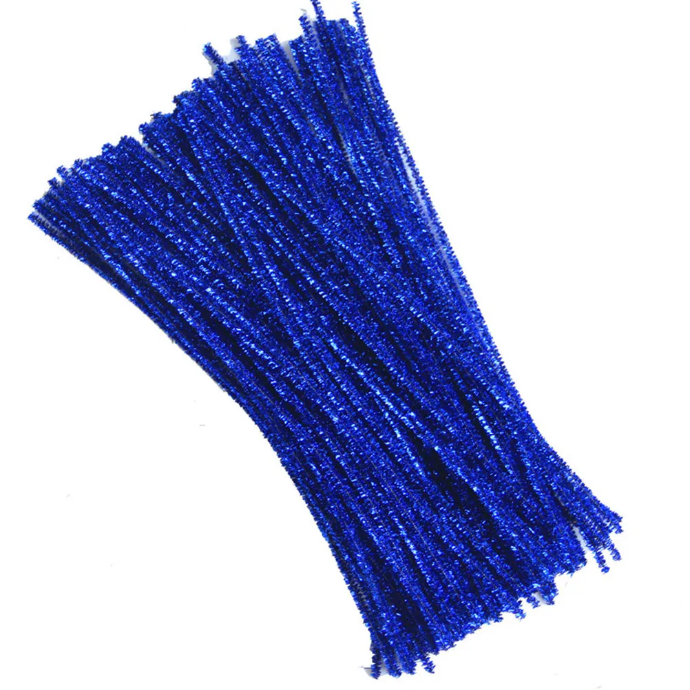 200Pcs Glitter Stem DIY Craft Material Flexible Colorful Sticks Creativity Development Birthday Party Favors Stem