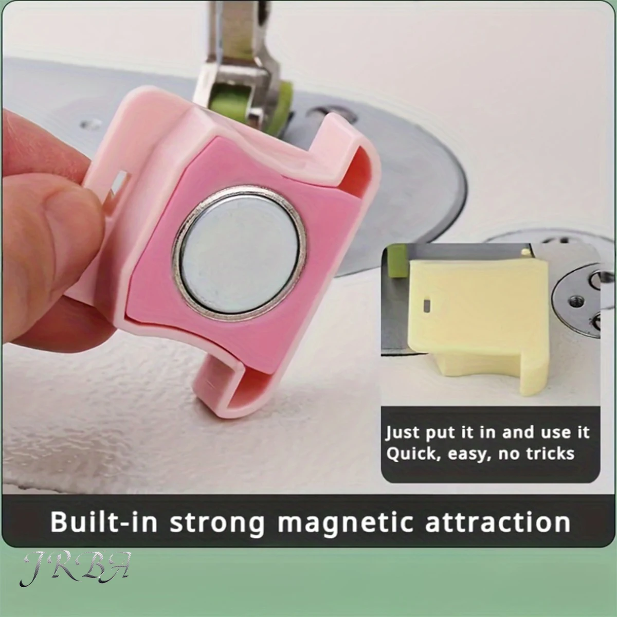 1pcs GP30 Strong Magnetic Sewing Guide Ruler, Sewing Machine Accessories, Alignment Tool, Random Color image 3