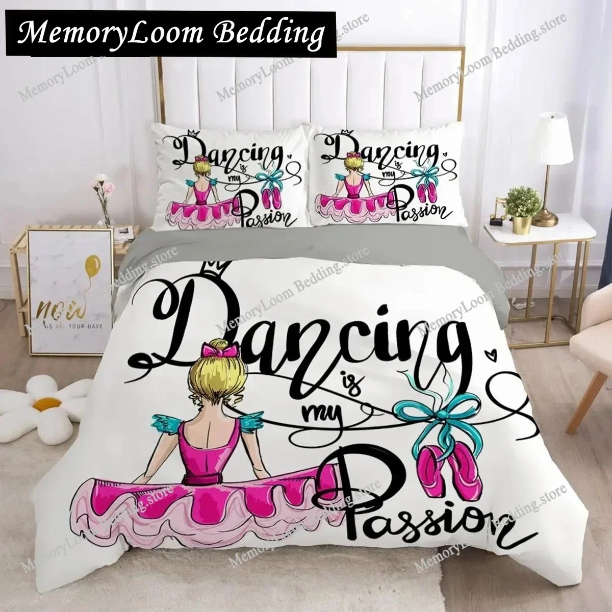 3d-print-ballet-dancer-duvet-cover-set-king-size-dancing-is-my-passion-bedding-set-microfiber-girl-ballet-shoes-quilt-cover