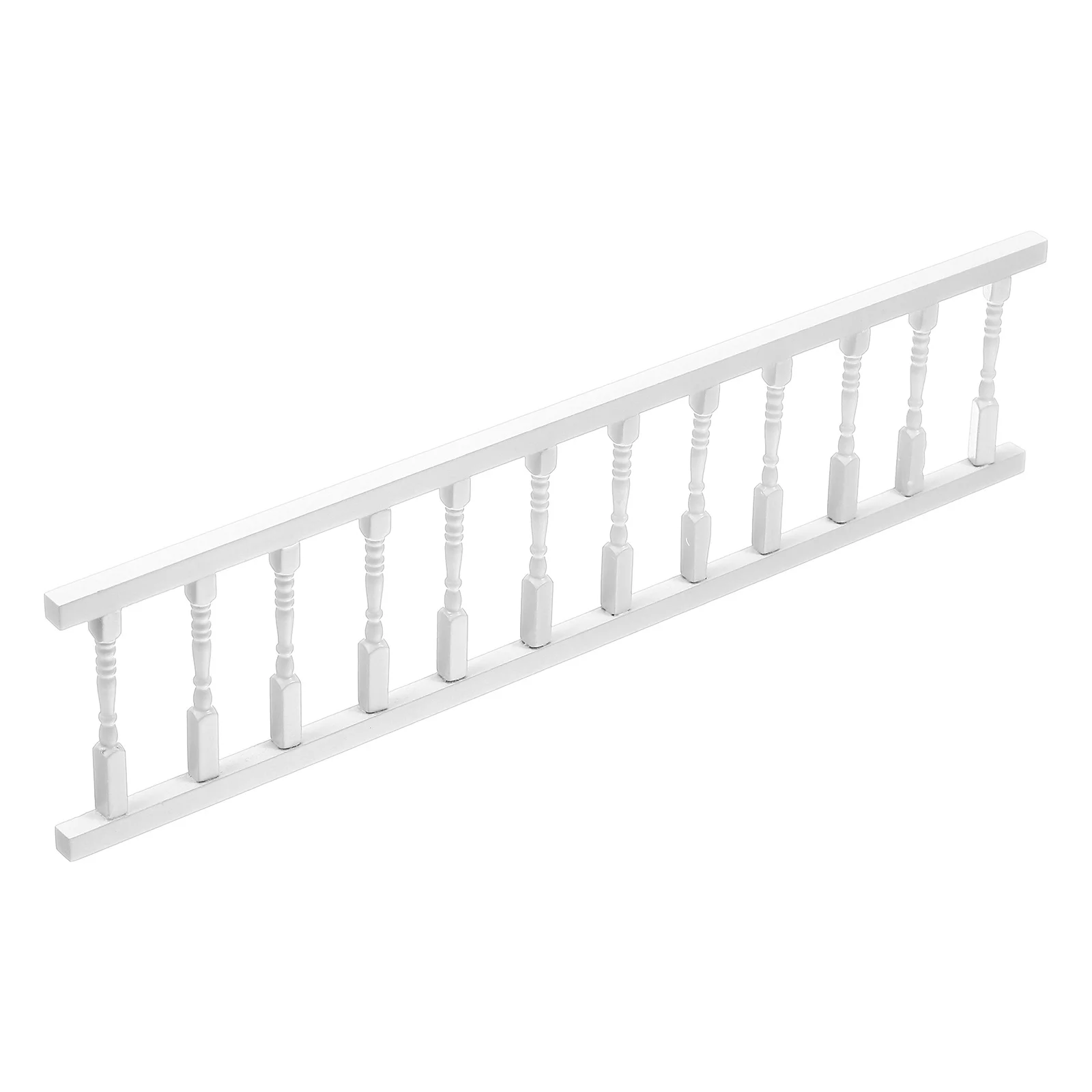 1 Stuks Mini Witte Houten Leuningen Lichtgewicht Miniatuur Meubelaccessoire voor DIY Micro Landschap Woondecoratie Ornament