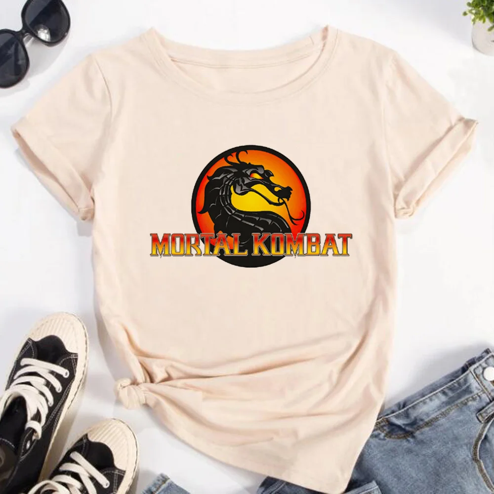 Mortal Kombat Tee women summer funny t-shirts female manga clothes