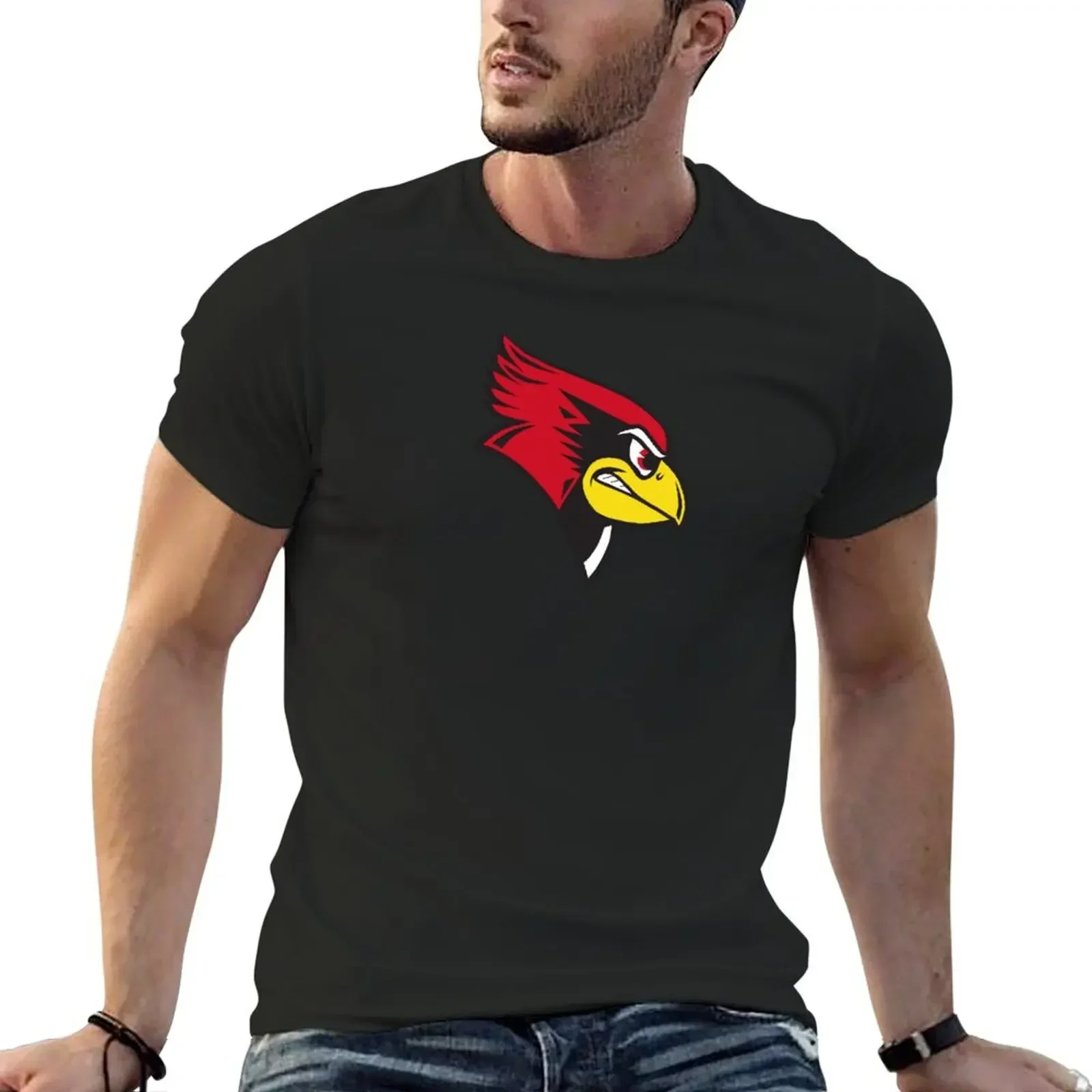 Cool Illinois State Icon Best T-Shirt customizeds summer tops Men's cotton t-shirt