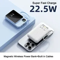 10000mAh Magsafe Power Bank Magnetic Wireless Charger Powerbank for iPhone 15 14 13 Xiaomi Samsung 22.5W Fast Charging Powerbank