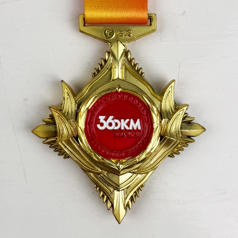 Custom Personalised Metal medal for Rugby game, gold, silver and bronze champion, excellent student Marathon