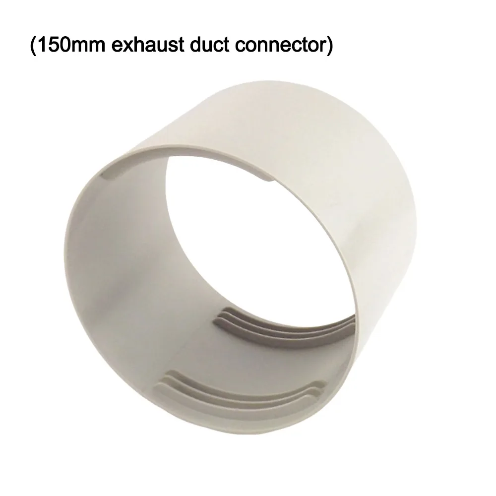 ABS Air Conditioner Exhaust Hose Connector Replacement Round/Square Shaped Exhaust Duct Hose Adapter Baffle Joint