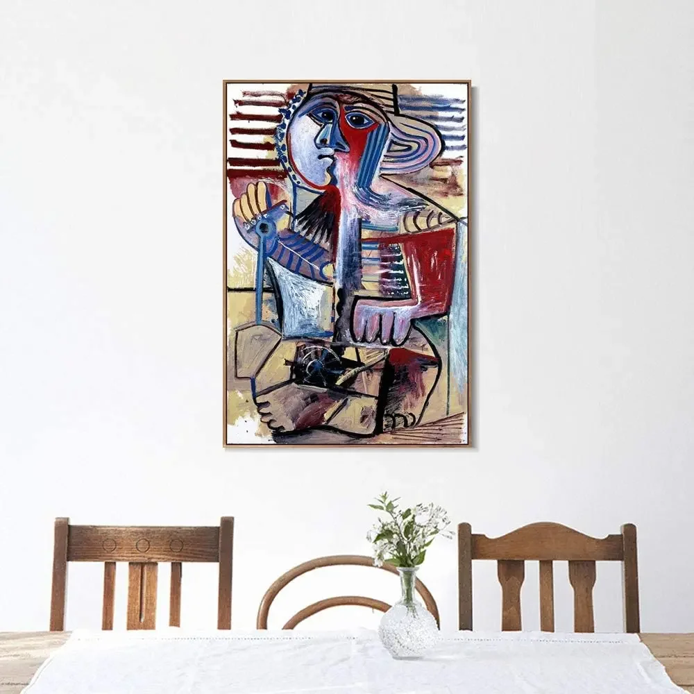 Canvas Print 1971 Enfant Personnage La Pelle By Pablo Picasso Wall Art Living Room Home Office Decorations