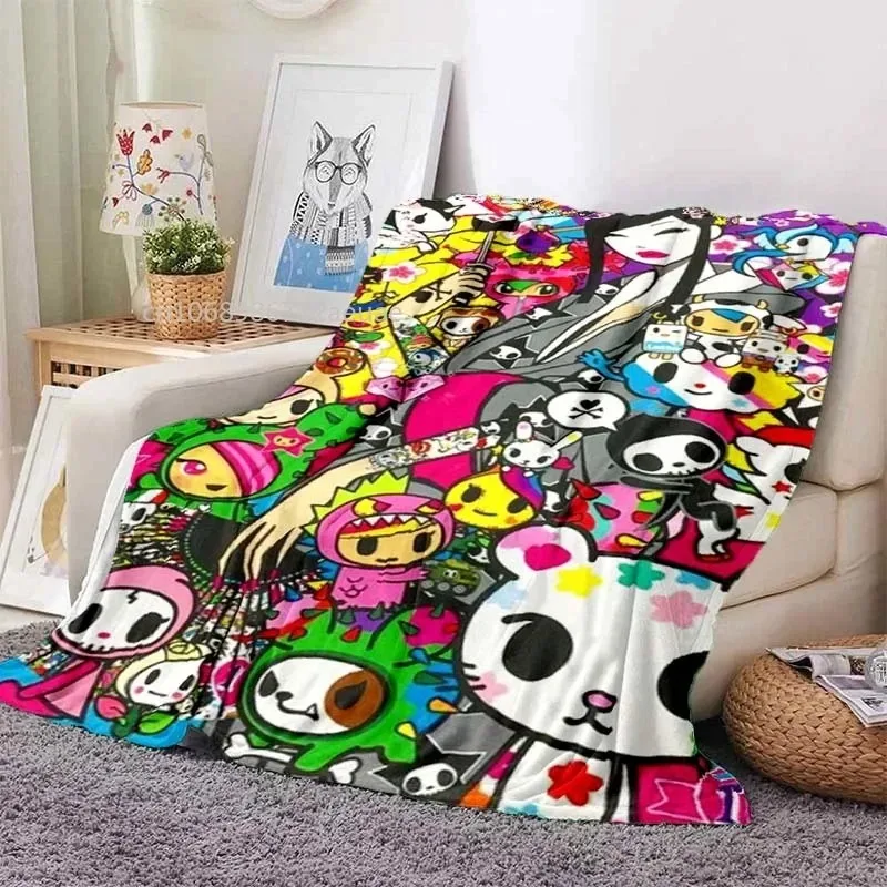 Japanese Style Tokidoki Blanket Anime Fantastic Print Flannel Blankets for Beds Sofas Warm Bed Soft Blanket