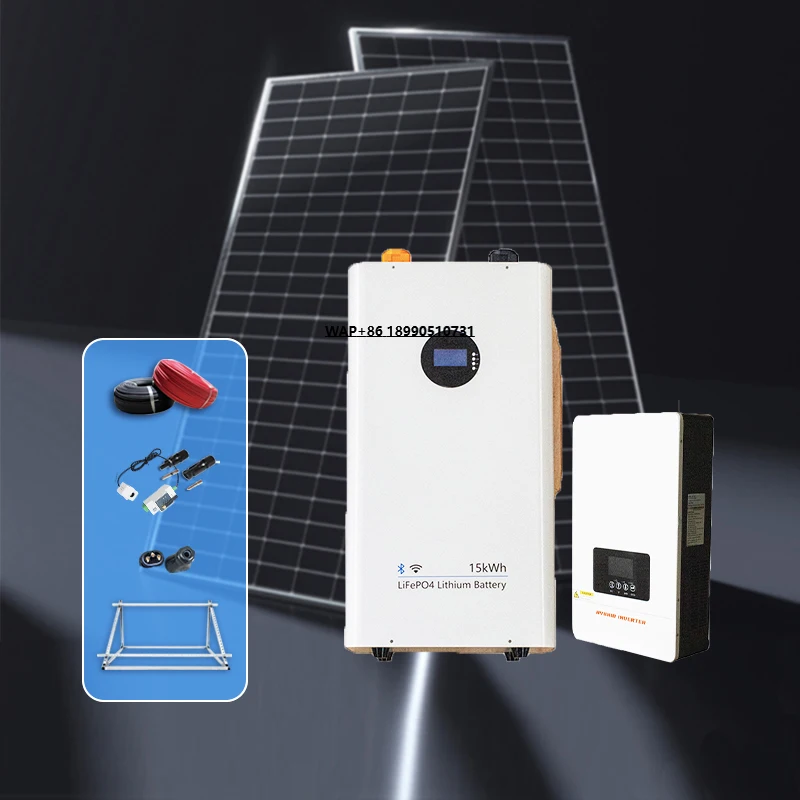 نوعية جيدة كاملة نظام الطاقة الشمسية 5KW 10KW 20KW 30KW مجموعة الألواح الشمسية الهجين خارج الشبكة مولد الطاقة الشمسية للاستخدام المنزلي