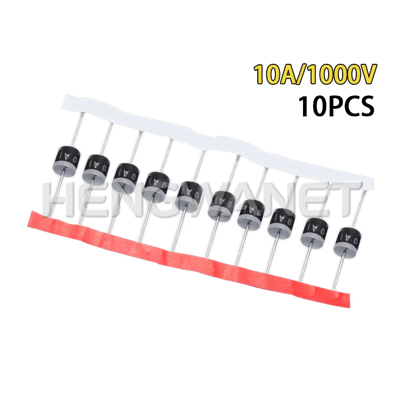 10A10 DO-27 Diodes 10A 1000V Electrical Axial Rectifier Diodes Kit