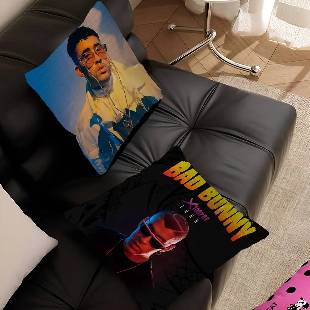 B-Bads B-Bunnys Art Pillow Cushion Cover Pillowcase Living Room Sofa Home Decor Customized
