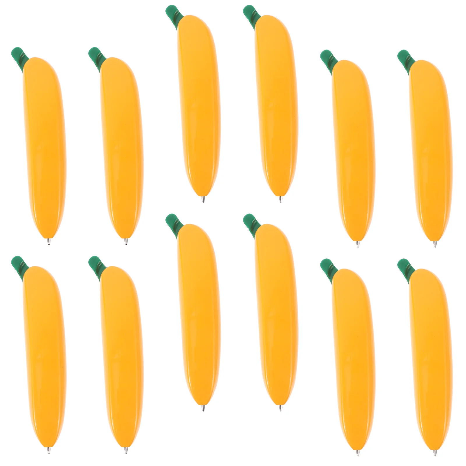 

12 Pcs Banana Ballpoint Pen Pens Unique Kids Accessory Interesting Abs Household Child Multi-function