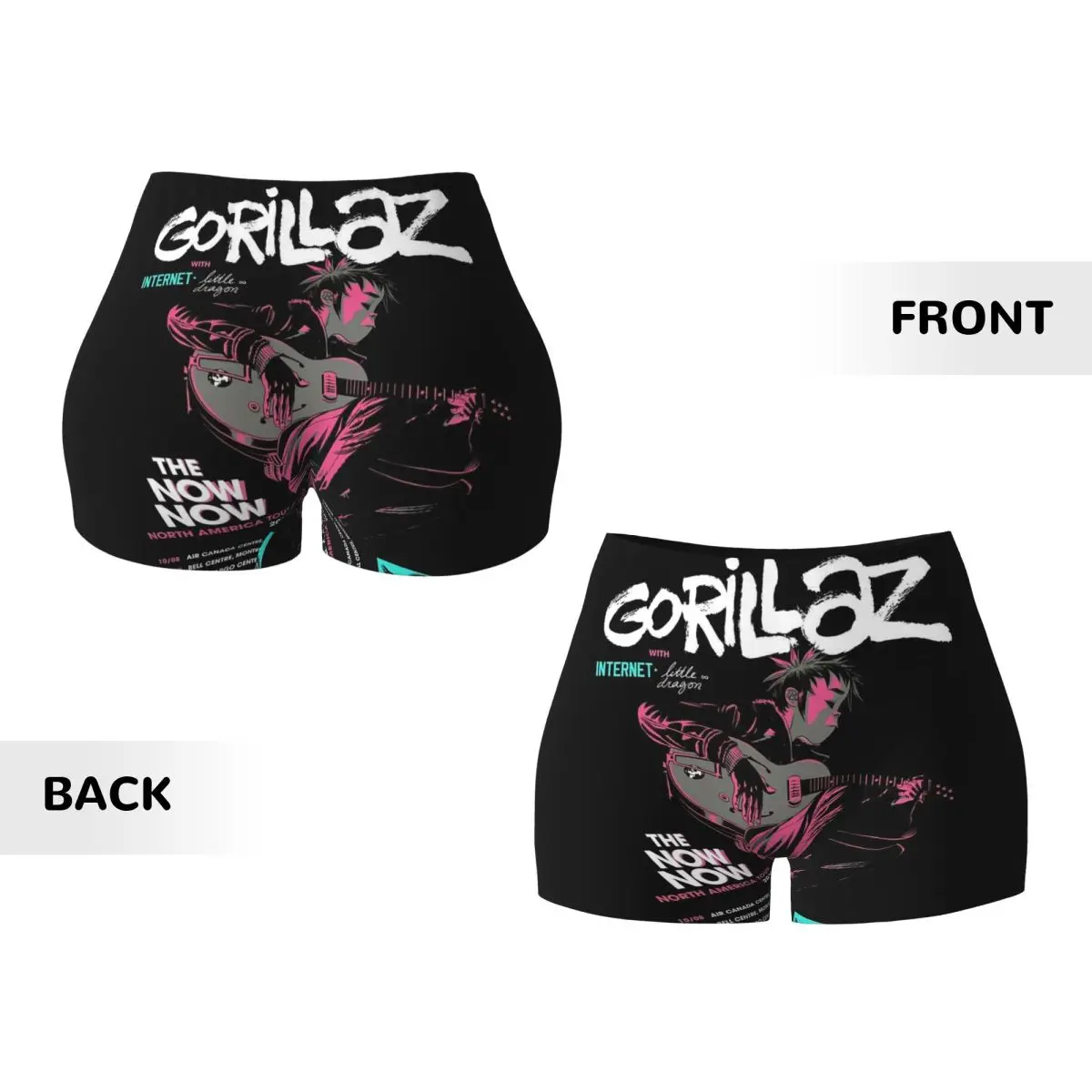 مخصص الموسيقى الفرقة الغوريلاز اليوغا السراويل النساء الصالة الرياضية تجريب الجري الكرة الطائرة الرياضية السائق السراويل #6