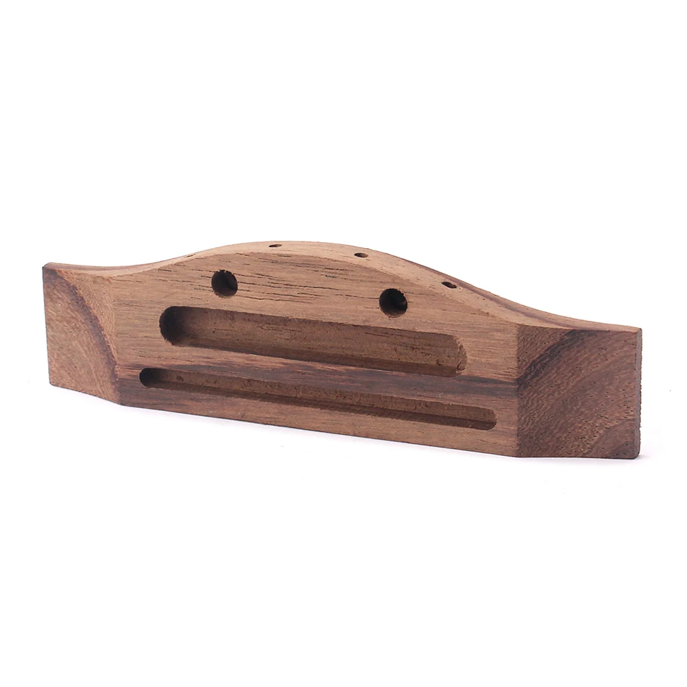 

4 String Bridge Brown Guitar Wooden Bass Parts Repair Professional