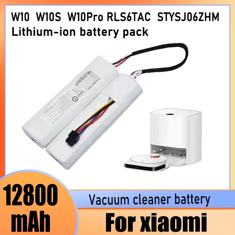 For Dreame W10 W10s W10Plus W10Pro Robot Vacuum Cleaner 14.4V 12800mAh Rechargeable Lithium ion Battery Pack