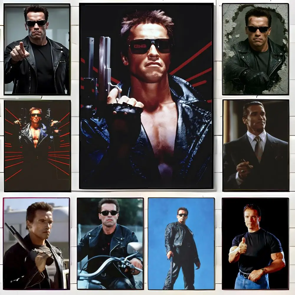 Action Legend A-Arnold Schwarzenegger Poster Wall Art Print Decorative Mural Home Decor Gift Unframed