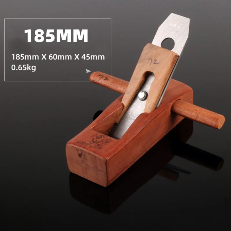 Allsome Mahogany Hand Planer Carpenter Flat Planer Woodworking Trimming Tool Home Carpenter Portable Mahogany Planer Tools