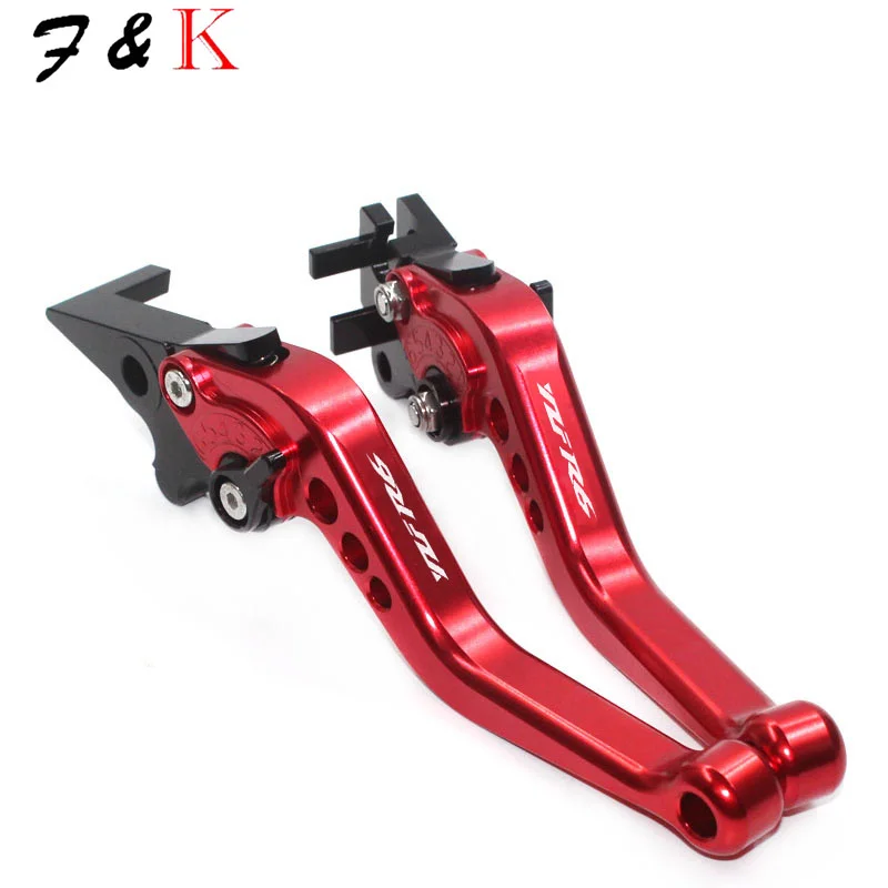 For Yamaha YZF-R6 Yzf R6 YZFR6 1999 2000 2001 2002 2003 2004 Motorcycle Accessories Short Brake Clutch Levers Logo YZF-R6