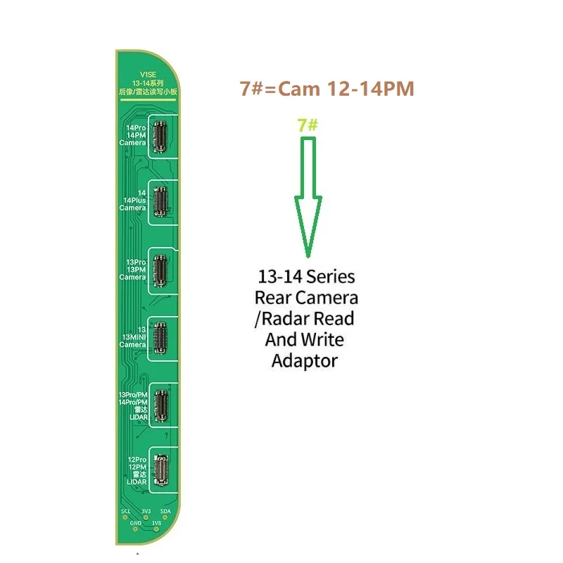 JC Tag On No Soldering Camera FPC Flex Cable Non-Removal Repair For iPhone 12 13 14 Plus Pro Max Mini Solve POP-UP Problem Tool