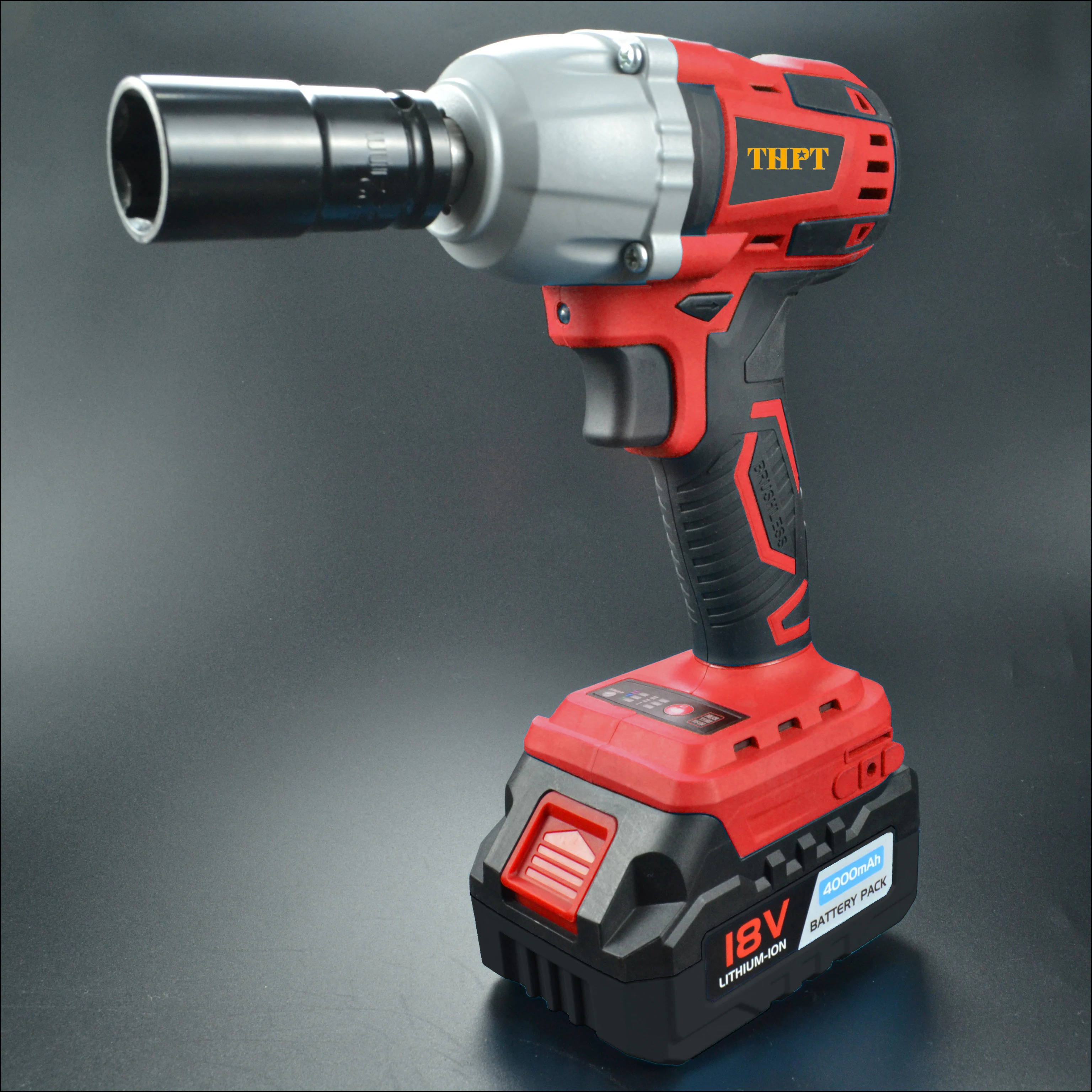 Brushless Li-ion Cordless 1/2 High Torque Impact WrenchWrench Impact Wrench