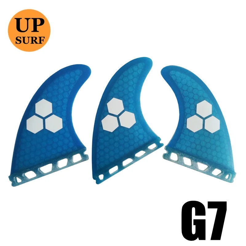 Tri Fin Set Enkele Tabs Vinnen S/M/L Surf Vinnen Surfplank Fin Oranje/Geel/Blauw/Grijs/Groen Met Zwart Logo Honingraat Glasvezel